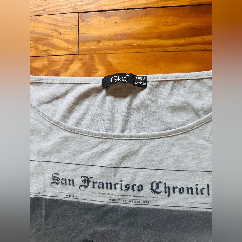 San Francisco 100% Cotton gray tshirt - Picture 2 of 4